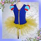 Snow White Girl Ballet Tutu Dance Costume Dress Sz 5 6