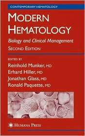 Modern Hematology Biology and Clinical Management, (1588295575 