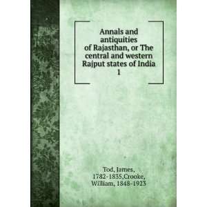   and western Rajput states of India, James Crooke, William, Tod Books