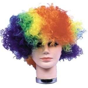 WIG CURLY CLOWN RAINBOW BUDGET Toys & Games