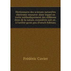   utilitÃ© quen peu (French Edition) FrÃ©dÃ©ric Cuvier Books