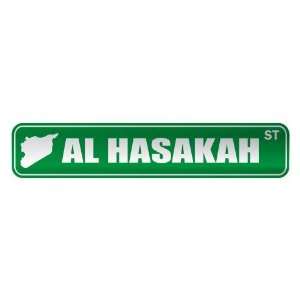   AL HASAKAH ST  STREET SIGN CITY SYRIA