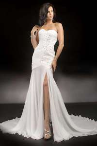 White Sweetheart Formal Evening Dress Wedding Dress Hot  
