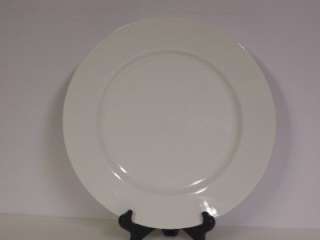 Crate & Barrel Opaque White Dinner Plate Used  