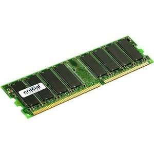  Crucial 1GB DDR SDRAM Memory Module. 1GB PC2700 333MHZ DDR 