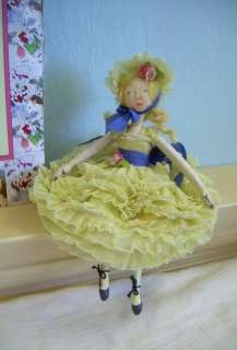 My Little Lenci ™ doll NIB cloth felt boudoir lady OOAK  