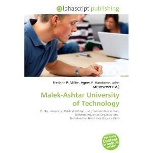    Malek Ashtar University of Technology (9786134267199) Books