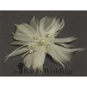   Accents and Swarovski Crystals Bridal Hair Accessories, Silver Tone