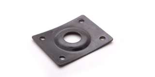 This is a rectangular guitar jack plate. These come with the matching 