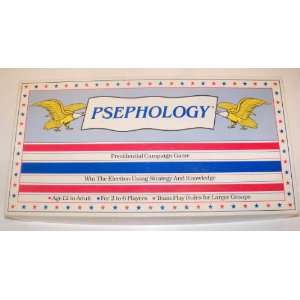    Psephology Presidential Campaign Game 1988 