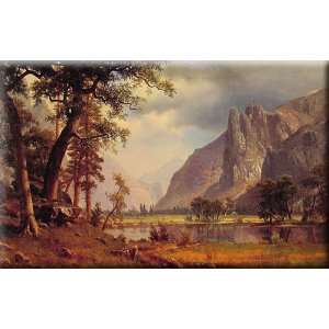  Yosemite Valley 30x19 Streched Canvas Art by Bierstadt, Albert 