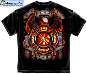 NEW 343 SEPTEMBER 9 11 TRIBUTE FIREFIGHTER SERVICES POLICE,FIRE SS T 