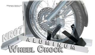 ALUMINUM MOTORCYCLE WHEEL CHOCK BIKE STAND CHOCKS (CL NR07)  