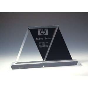    Fancy Diamond with Black Side Crystal Award