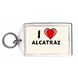  I Love alcatraz Keychain