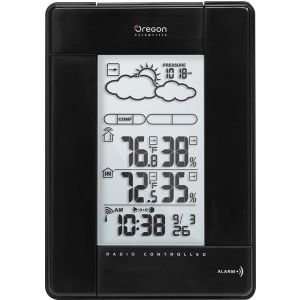  T43019 Black Wireless Weather Station With Humidity 