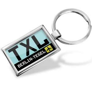 Keychain Airport code LHR / Berlin Tegel country Germany   Hand 