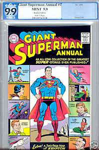 Superman Eighty Page Giant 1 PGX 9.9 W 1998 Mint Comic  