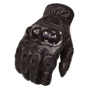  Olympia 744 Terminator Black Small Motorcycle Sport Gloves 