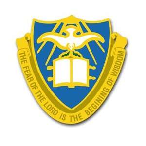 United States Army Chaplain Center and School Unit Crest Decal Sticker 