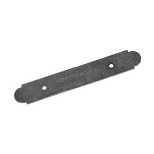 3 in. Pull Backplate in Wrought Iron Dark Finish (Set of 
