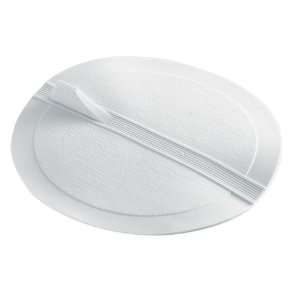  Waxman 7512900T Flat Stopper, White