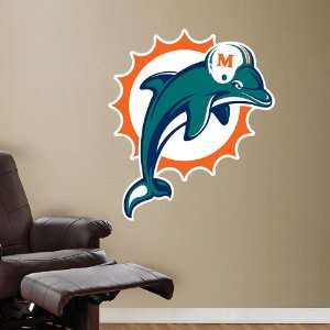   Miami Dolphins Logo Vinyl Wall Graphic Decal Sticker Poster Home