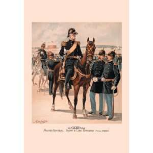 Major General, Staff & Line Officers (Full Dress) 20x30 poster  