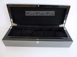 This is a sharp looking watch storage box designed for the 21st 