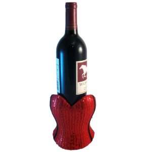 Wild Eye Red Sequin Corset Wine Bottle Holder