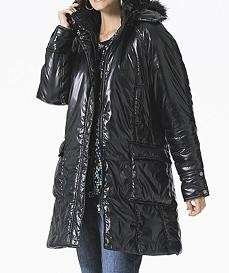 womens black down coat jacket plus size 1X 2X 3X 4X 6X  