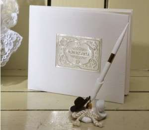 Western Themed Guest Book and Cowboy Pen Set  