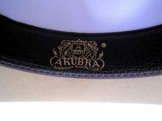 Akubra Boomerang Handmade Western Felt Hat Tan 6 7/8  