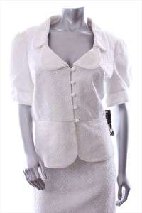 Nine West NEW Skirt Suit White Lace Misses 16 (s7  