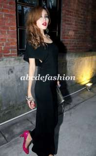 SEXY Open Back Party Club Cocktail Evening Maxi Dress 2Colors  