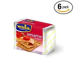 Wasa Sesame Flatbread, 6.7 Ounce (Pack Grocery & Gourmet Food