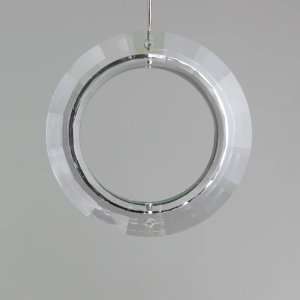  50mm 24% lead crystal Prism Ring   1.97 Clear Suncatcher 