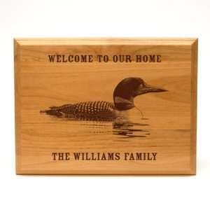  Loon Engraved Plaque