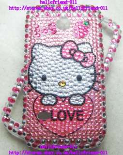 Hello Kitty Rhinestone cover Hard case For Huawei Ascend II 2 M865 #5 