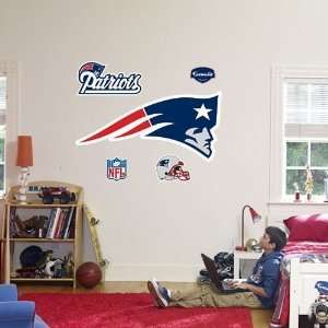  New England Patriots Logo Fathead Wall Decal