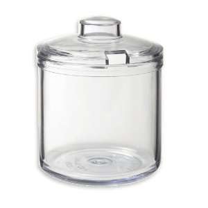  Condiment Jar with Cover, 8 oz., Clear, Plastic Kitchen 