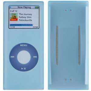 Apple iPod Nano (2nd Gen) Baby Blue Silicone Protective 