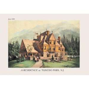  A Residence at Tuxedo Park New Jersey 24x36 Giclee