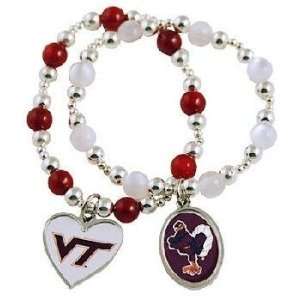  Virginia Tech University Jewelry Bracelet Assorted Case 