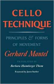 Cello Technique, (0253210054), Gerhard Mantel, Textbooks   Barnes 