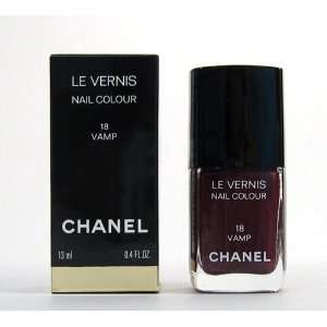  Chanel Le Vernis Nail Color Colour Polish Rouge Noir 18 