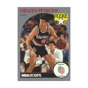  1990 91 Hoops #248 Drazen Petrovic Rookie Sports 