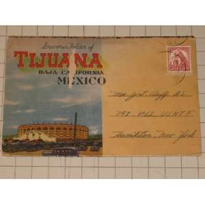   Post Card Folder Tijuana, Baja, California/Mexico 