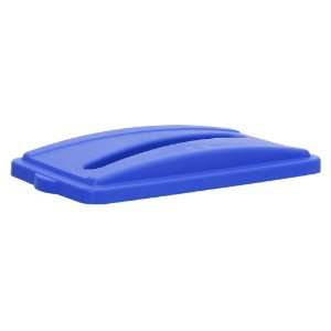 Continental 7317BL Plastic Wall Hugger Recycle Lid with Slot 