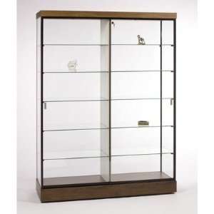 Tecno Display GL608 60 Wall Display Case with Divider Laminate Color 
